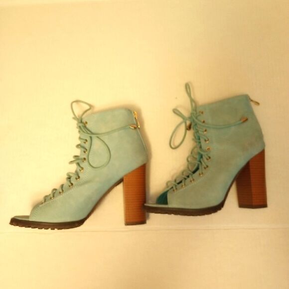 - Love Athena high heel open toe lace up ankle boots - Picture 10 of 10